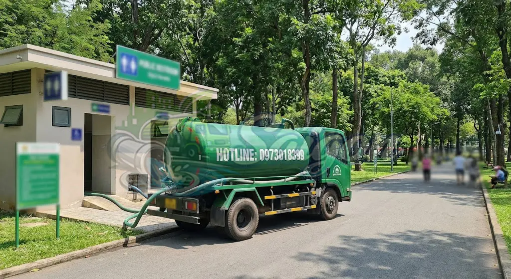 Quy trình thi công hút hầm cầu sạch sẽ không đục phá