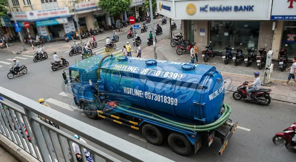 Quy trình thi công hút hầm cầu sạch sẽ không mùi hôi