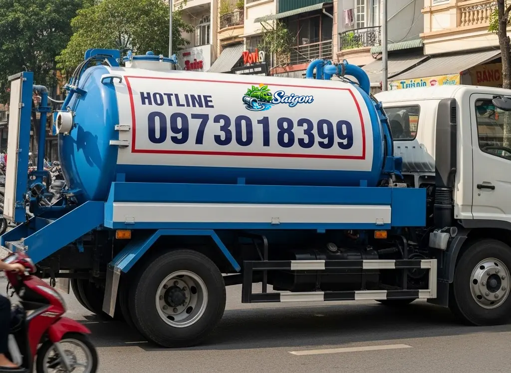 Xe hút hầm cầu Môi trường Sài Gòn phục vụ uy tín tại Củ Chi